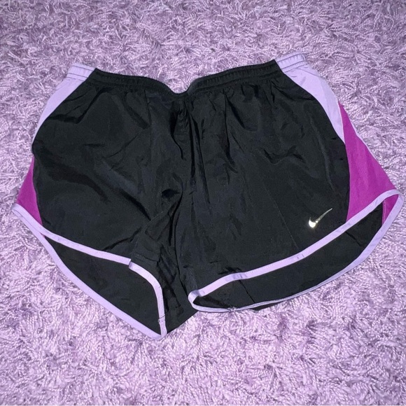 Nike Pants - SOLD | Nike - Black & Purple Running Shorts